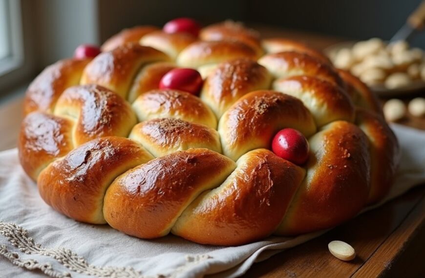 traditional greek easter bread