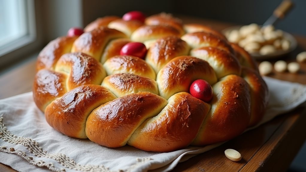 traditional greek easter bread