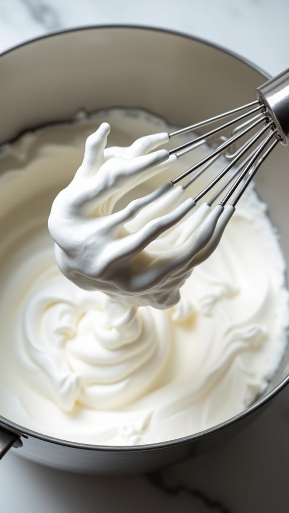 whip the egg whites