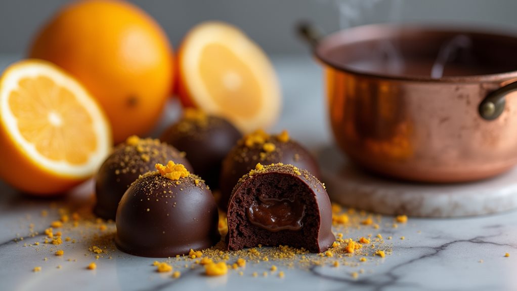 bergamot infused chocolate desserts