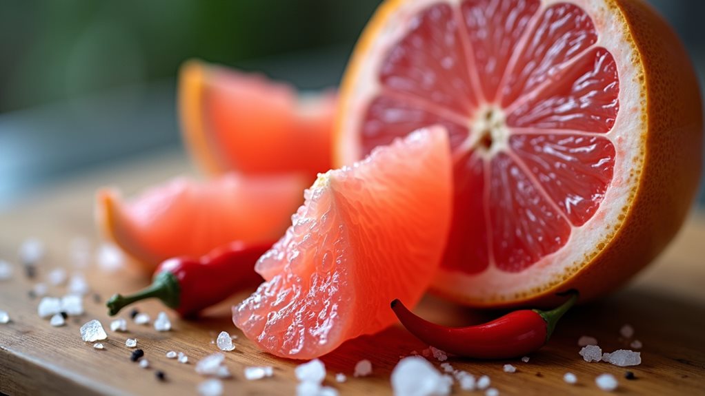 citrus with spicy flavors