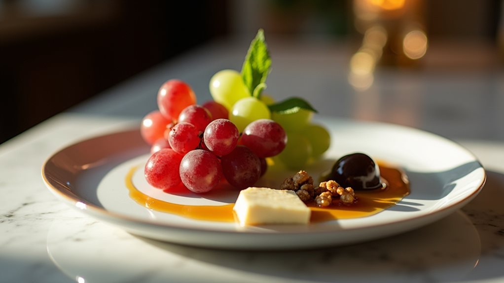grapes and dessert combinations