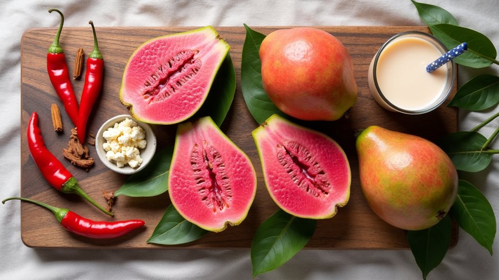 guava infused global dishes