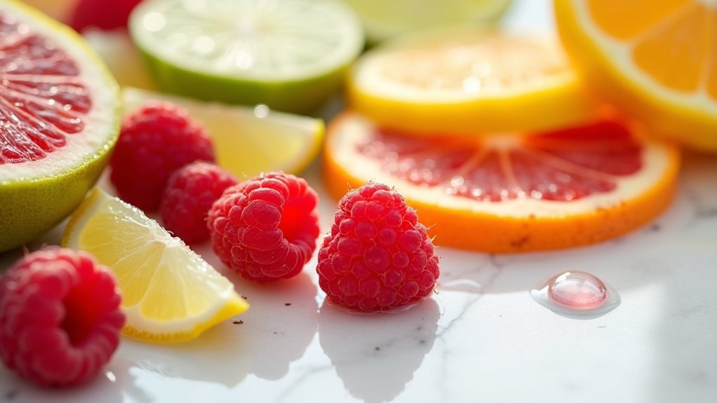 heavenly citrus raspberry pairing