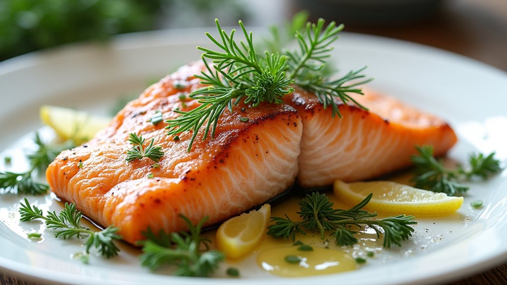 herb blends enhancing salmon