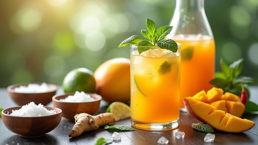mango flavored drinks and mixers