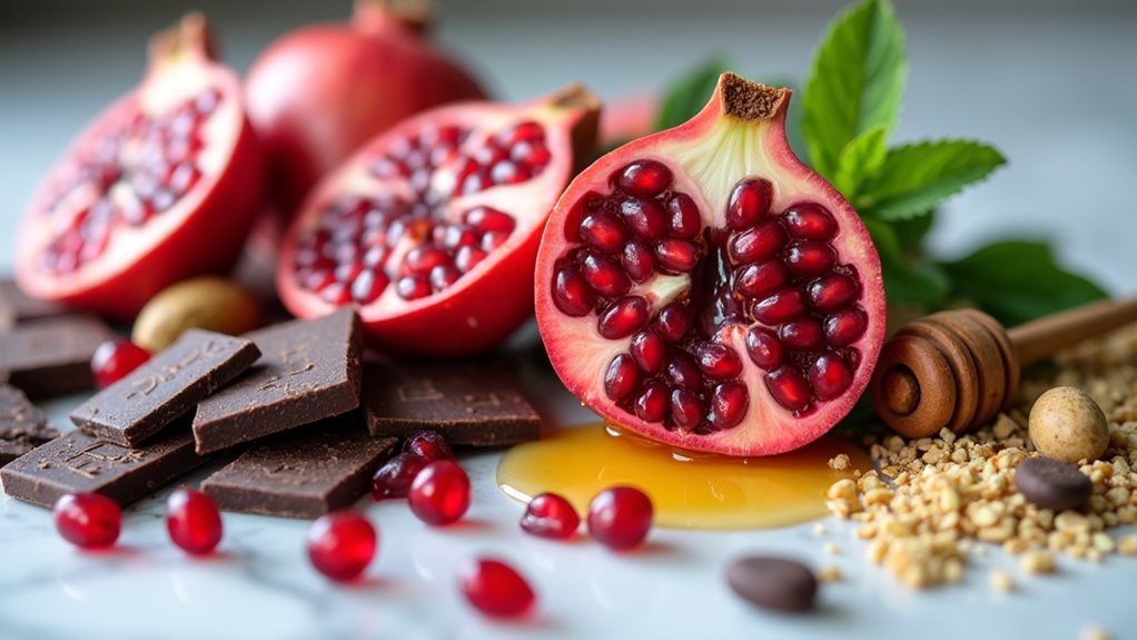 pomegranate dessert flavor pairings