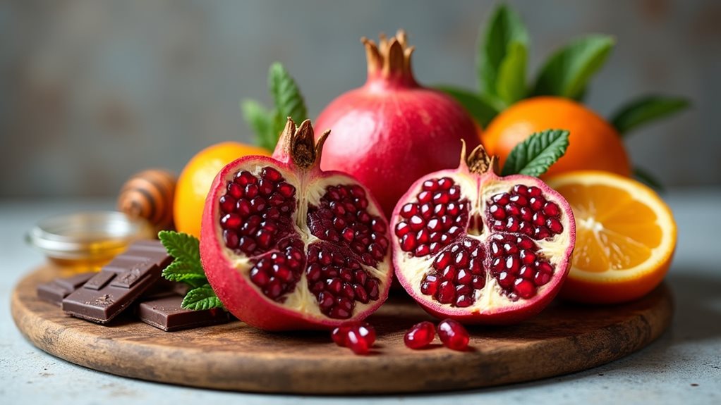 pomegranate flavor enhancing combinations