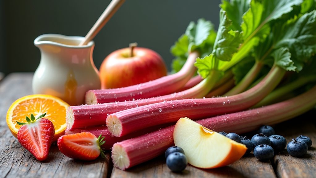 rhubarb fruit pairing ideas