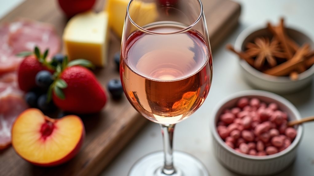 spicy fruity ros pairings