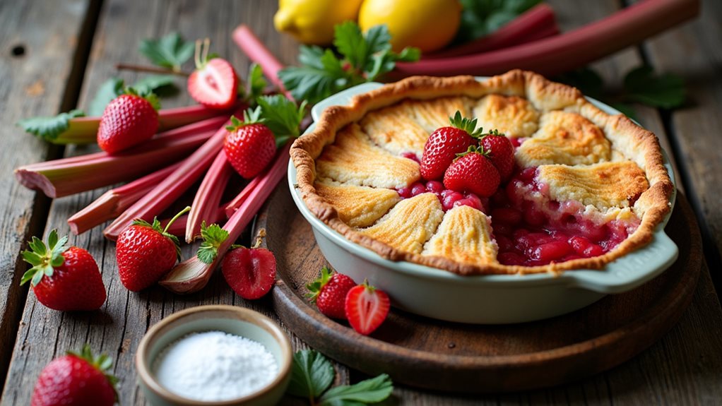 strawberry and rhubarb harmony