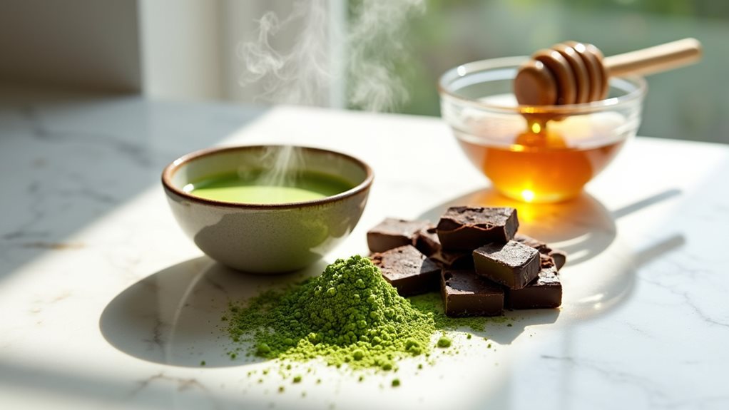 sugary chocolate matcha delight