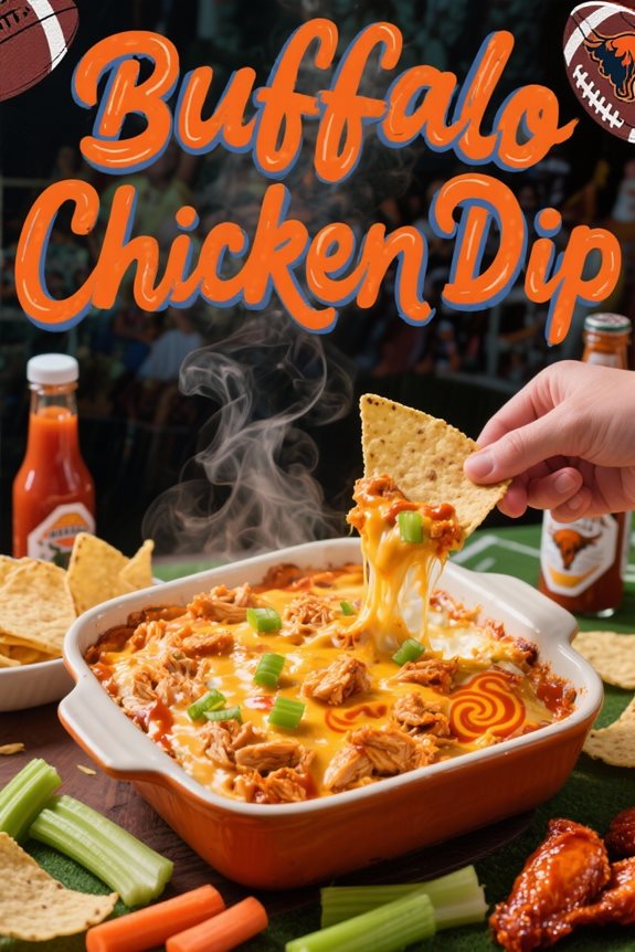 addictive buffalo chicken dip