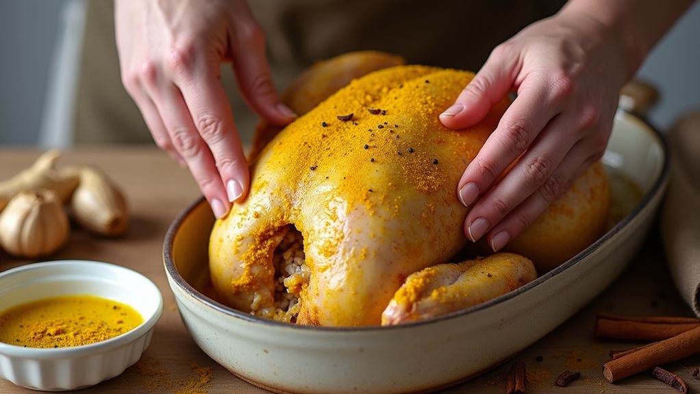 aromatic spiced roast chicken