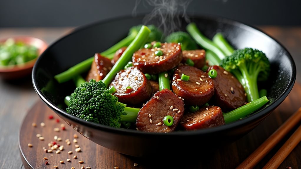 asian style beef stir fry