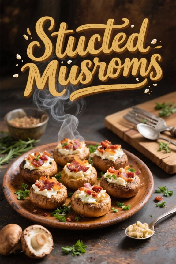 bacon stuffed mushroom delight