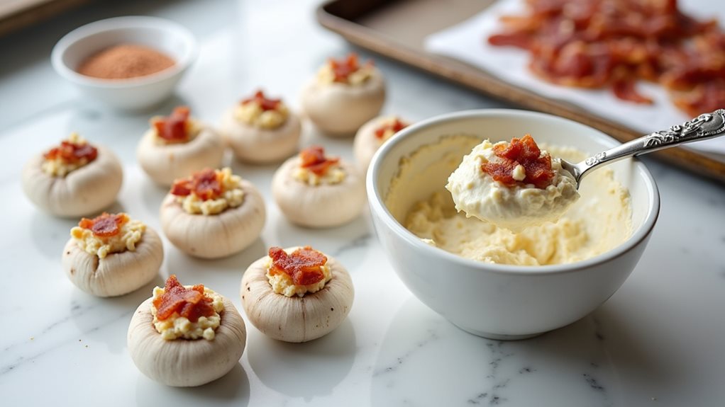 bacon stuffed mushroom preparation guide