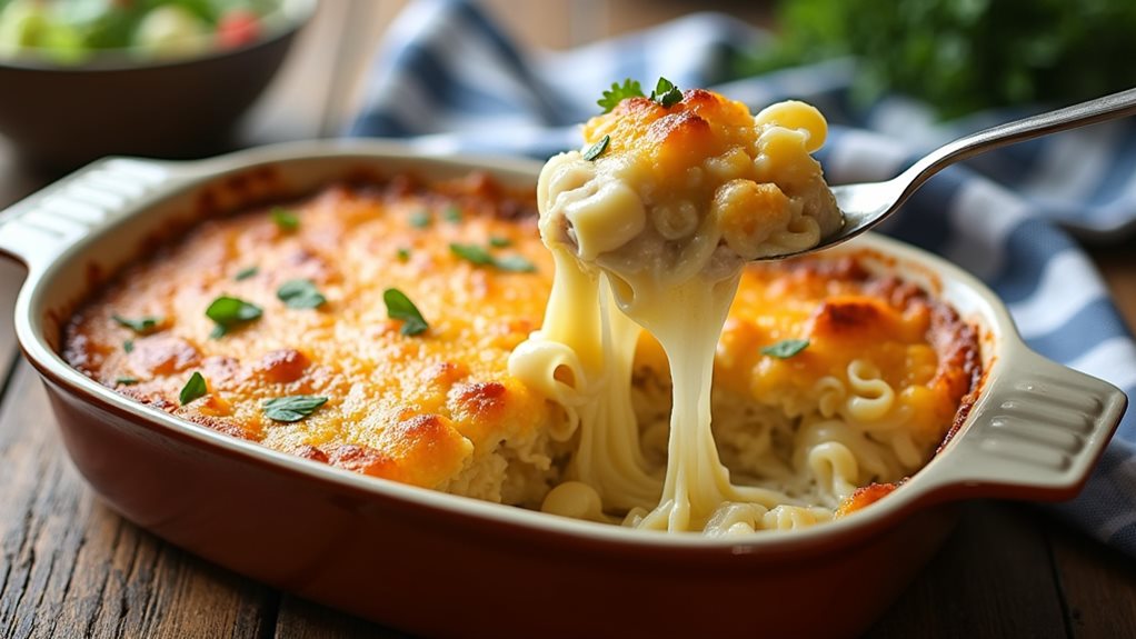 baked dish with ingredients