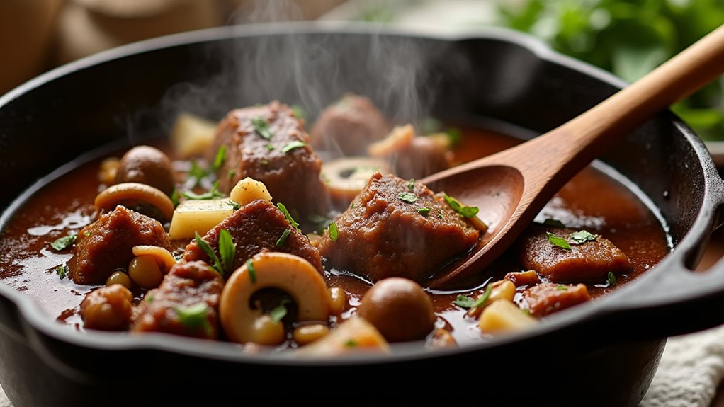 beef bourguignon cooking process
