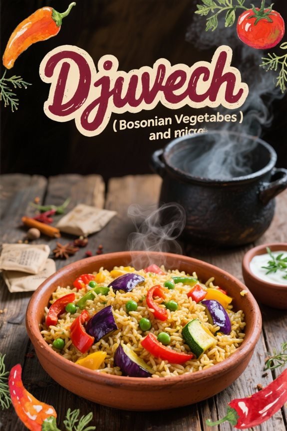 bosnian vegetables and rice
