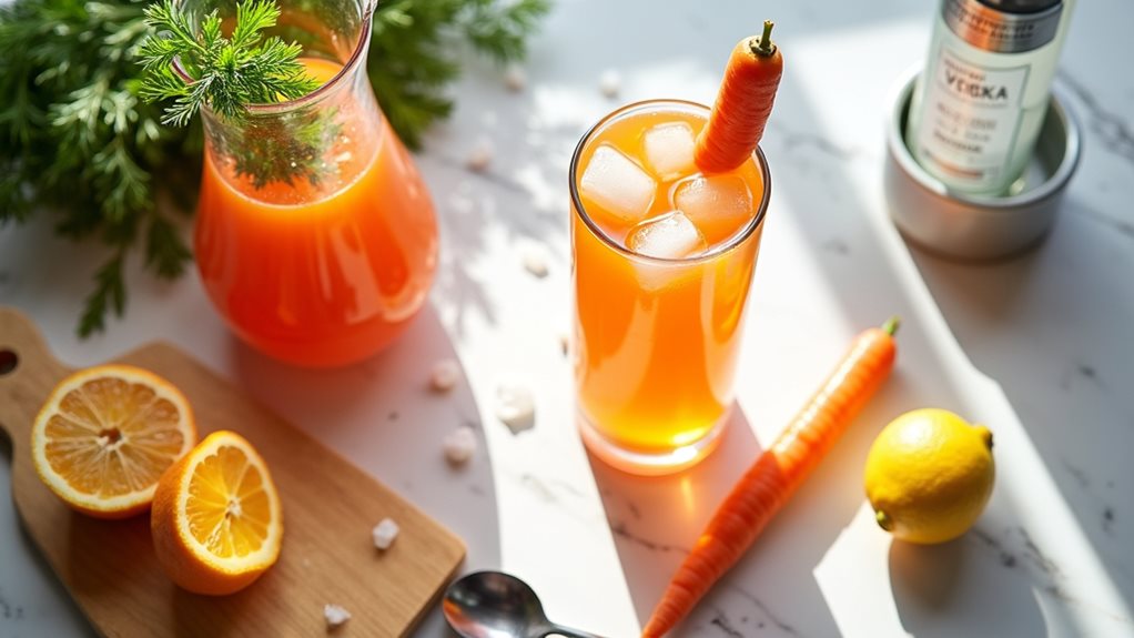 carrot juice vodka cocktail