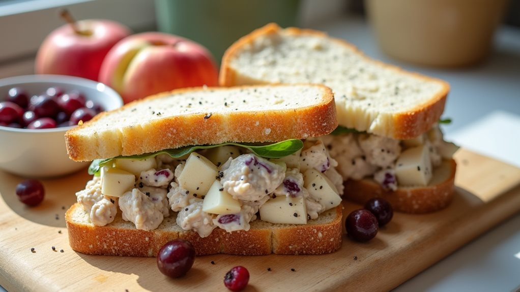 chicken salad poppy dressing