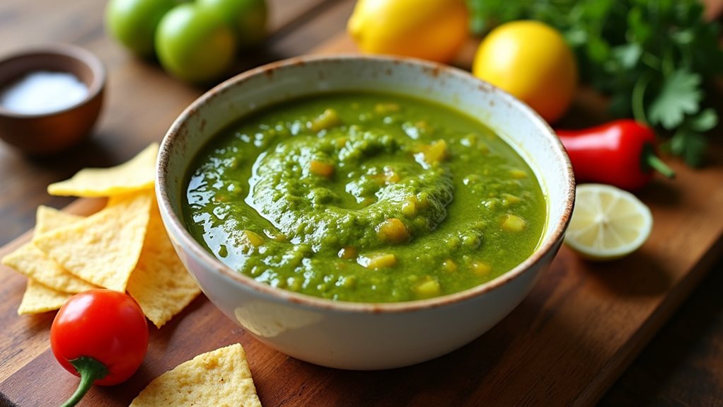 cilantro based flavorful condiment