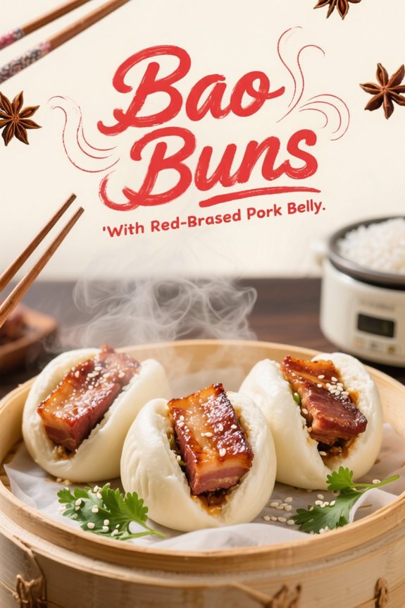 cloud soft pork belly buns
