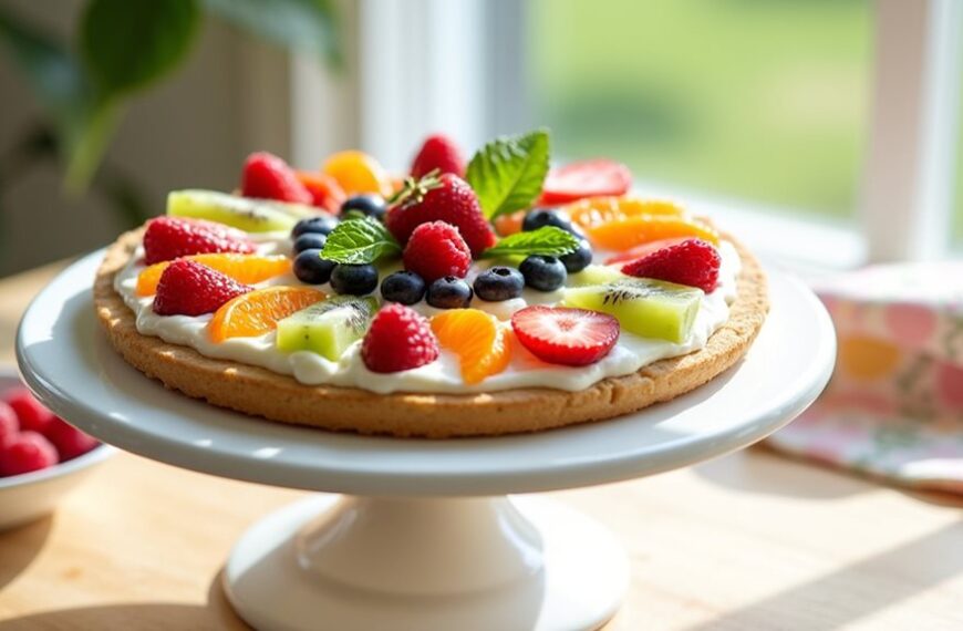 colorful dessert with fruit