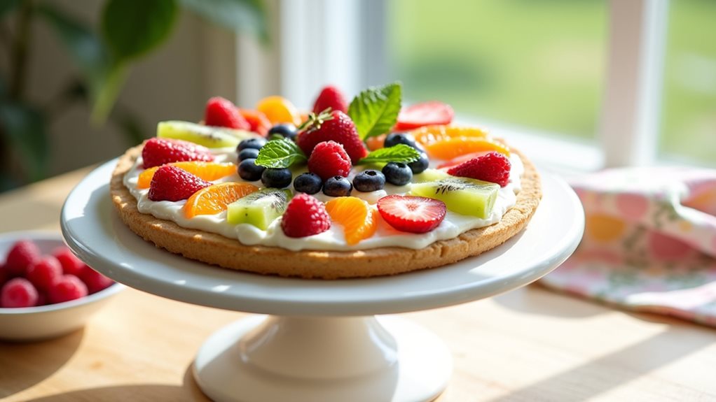 colorful dessert with fruit