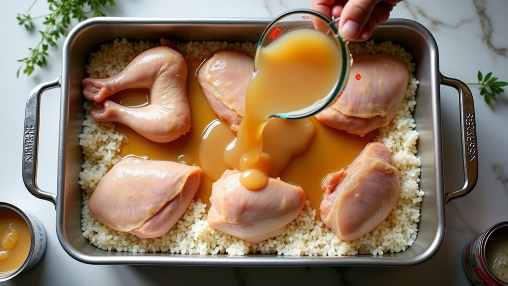 comforting chicken and rice