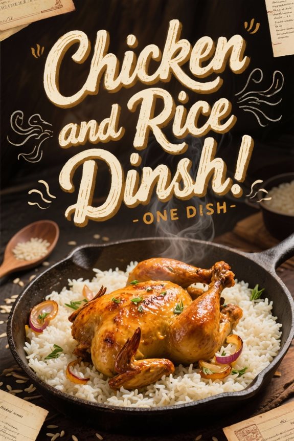 comforting chicken and rice