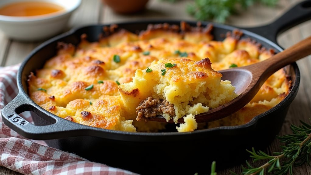 cornbread based holiday stuffing recipe