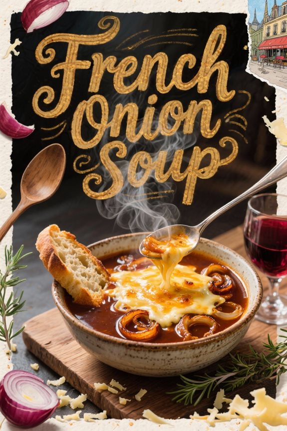 cozy french onion soup