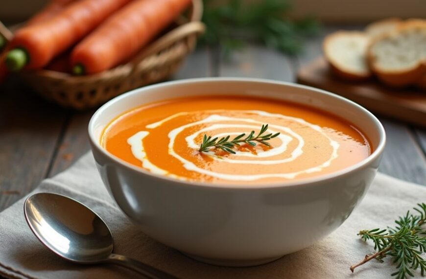 creamy carrot soup recipe