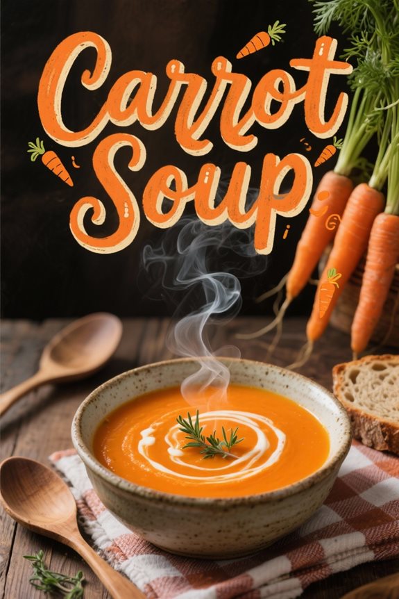 creamy carrot soup recipe