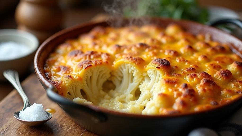 creamy cheesy cauliflower dish