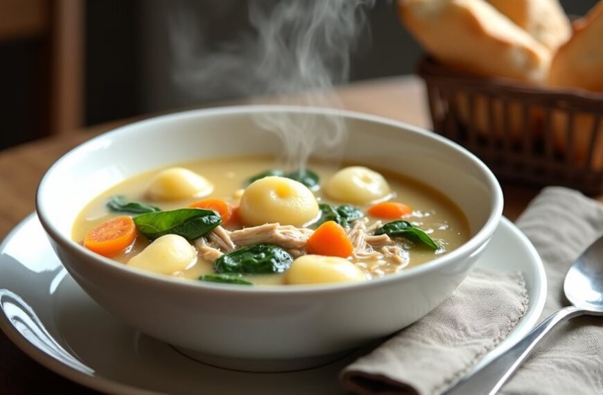 creamy chicken gnocchi soup