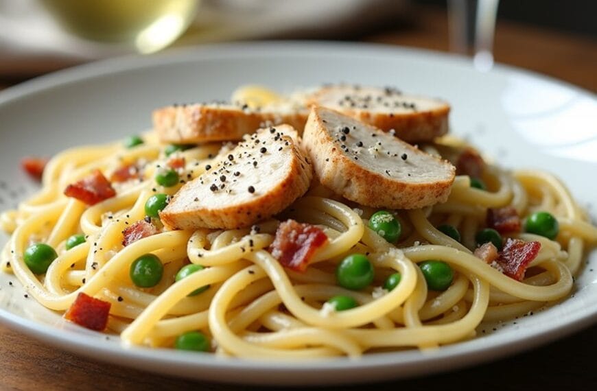 creamy chicken pasta dish