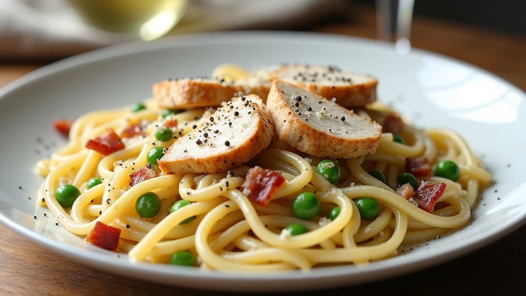 creamy chicken pasta dish