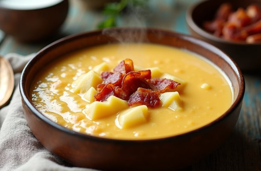 creamy comforting potato soup