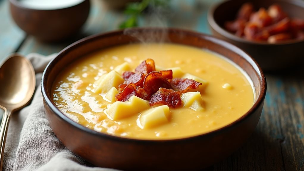 creamy comforting potato soup