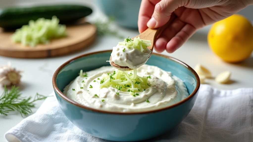 creamy greek tzatziki dip