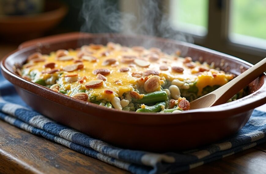 creamy green bean dish