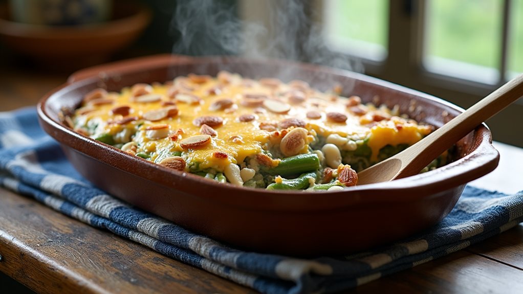 creamy green bean dish