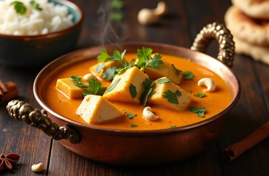 creamy indian cheese curry