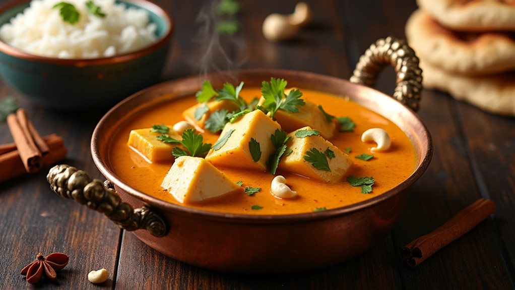 creamy indian cheese curry