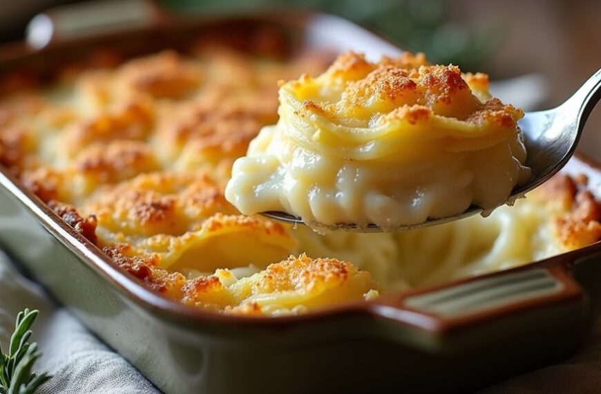 creamy layered potato dish