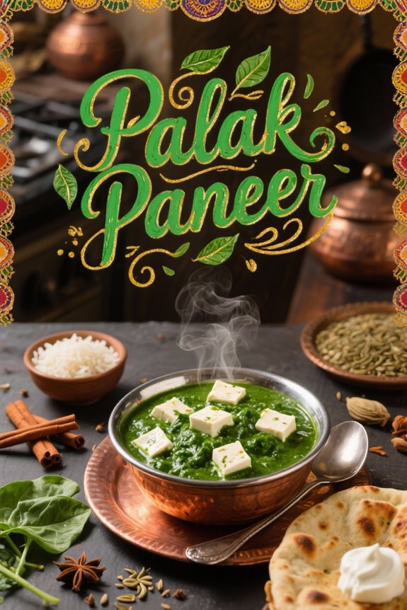 creamy palak paneer delight