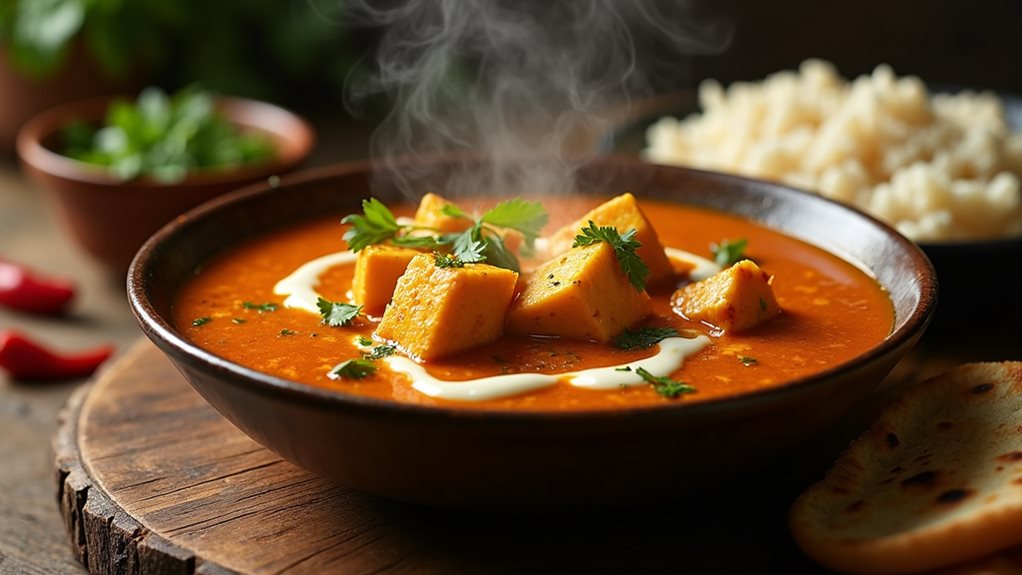 creamy paneer tomato curry